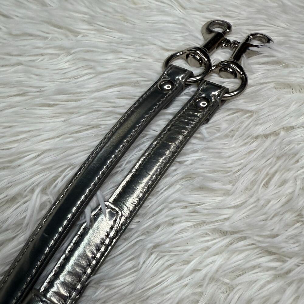 Patent Leather Silver Replacement Strap - image 5